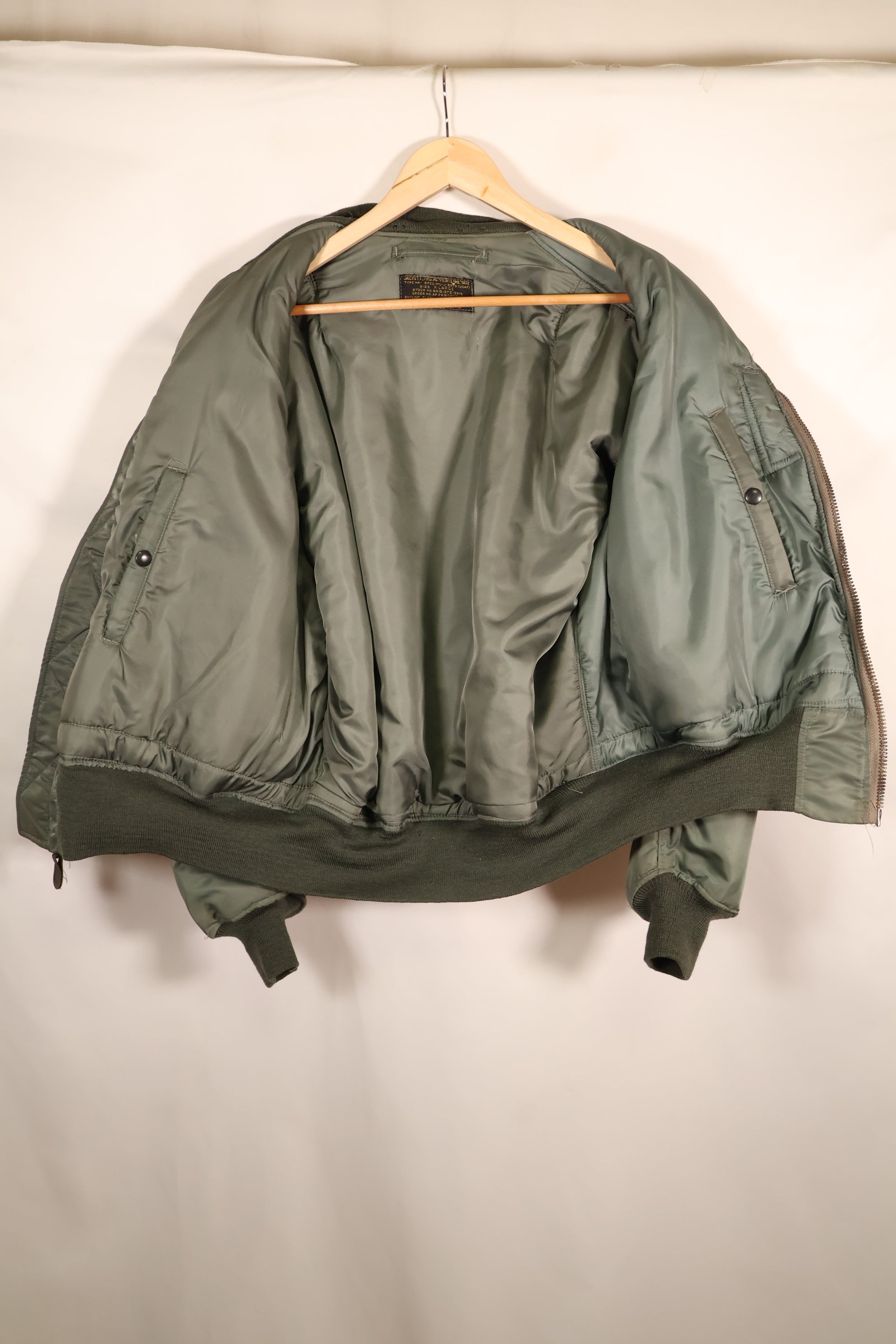 1950年代前半　X-LARGE　アメリカ空軍　USAF　MA-1　初期型　フライトジャケット　状態良い