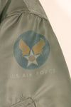 1950年代前半　X-LARGE　アメリカ空軍　USAF　MA-1　初期型　フライトジャケット　状態良い