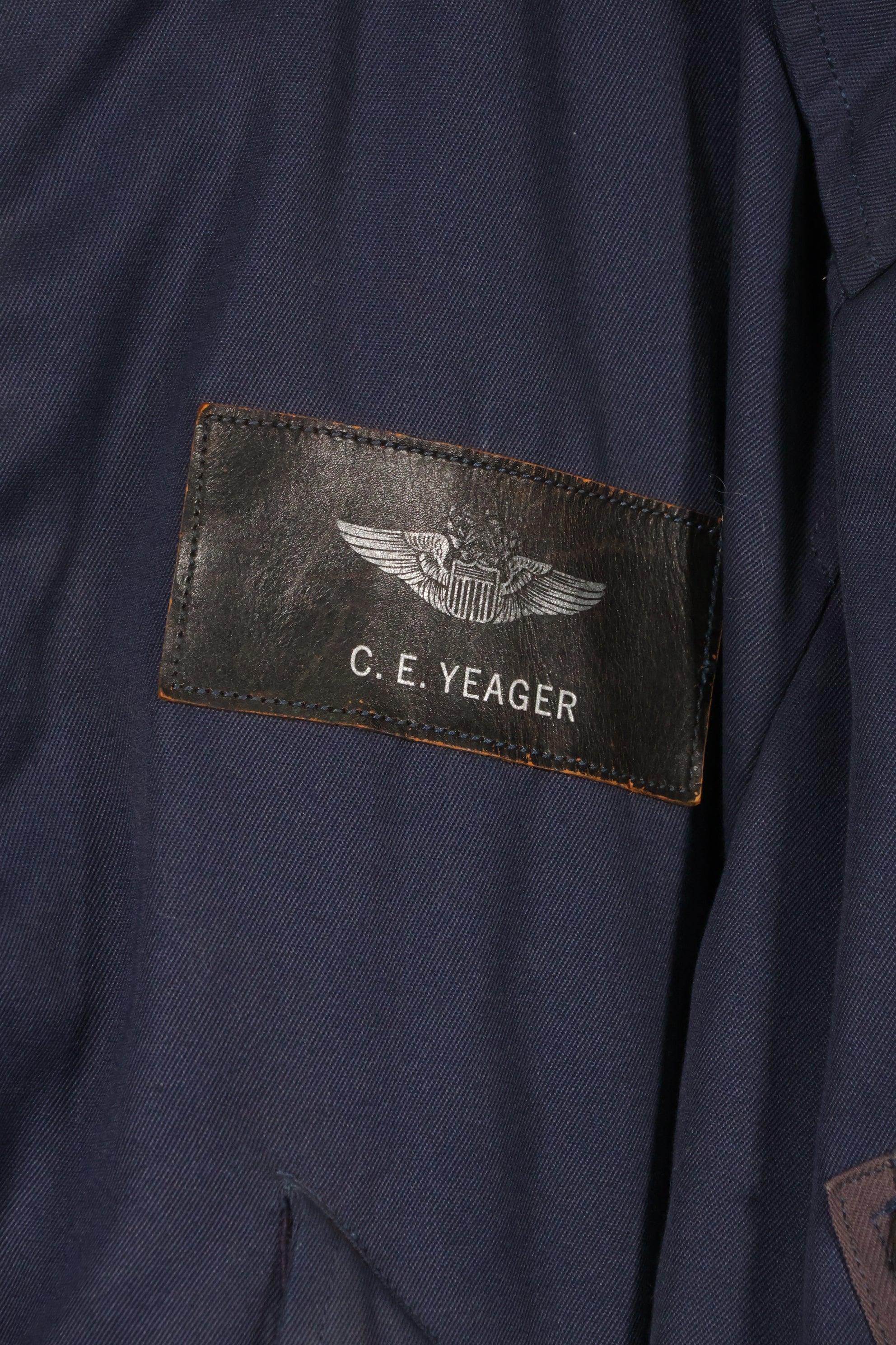 1969年　チャック・イエーガー空軍少将　テストサンプルブランチ製　フライトジャケット　徽章付