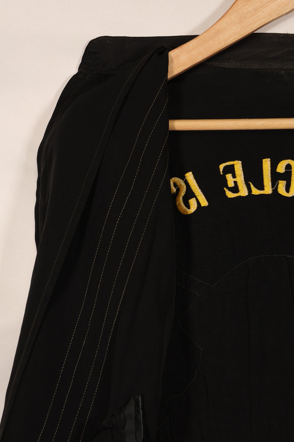 実物　推定1970年代　沖縄製　レーシングジャケット　HAMAジッパー　中古品