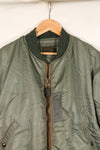 1950s LARGE U.S. Air Force Early Model MA-1 Flight Jacket, Intermediate, Used, Grade B