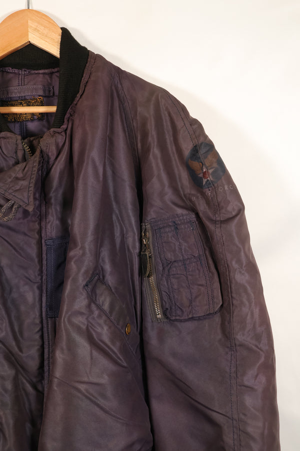 1950s LARGE U.S. Air Force N2-A Flight Jacket (Modified Hood) - Used