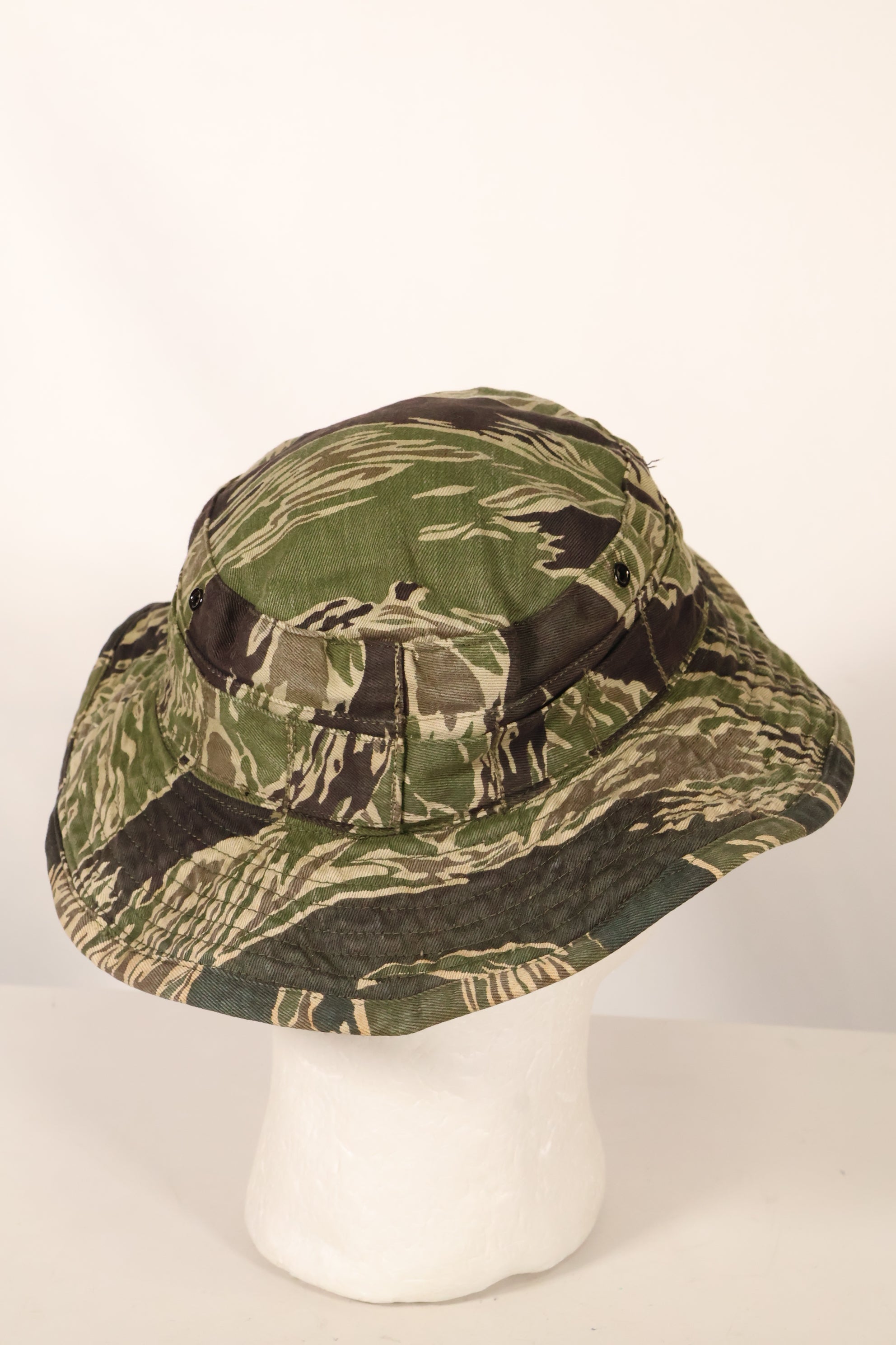 1960年代中頃　沖縄タイガーパターン　CISOカット　タイガーストライプ　ブーニーハット　サイズS　中古品