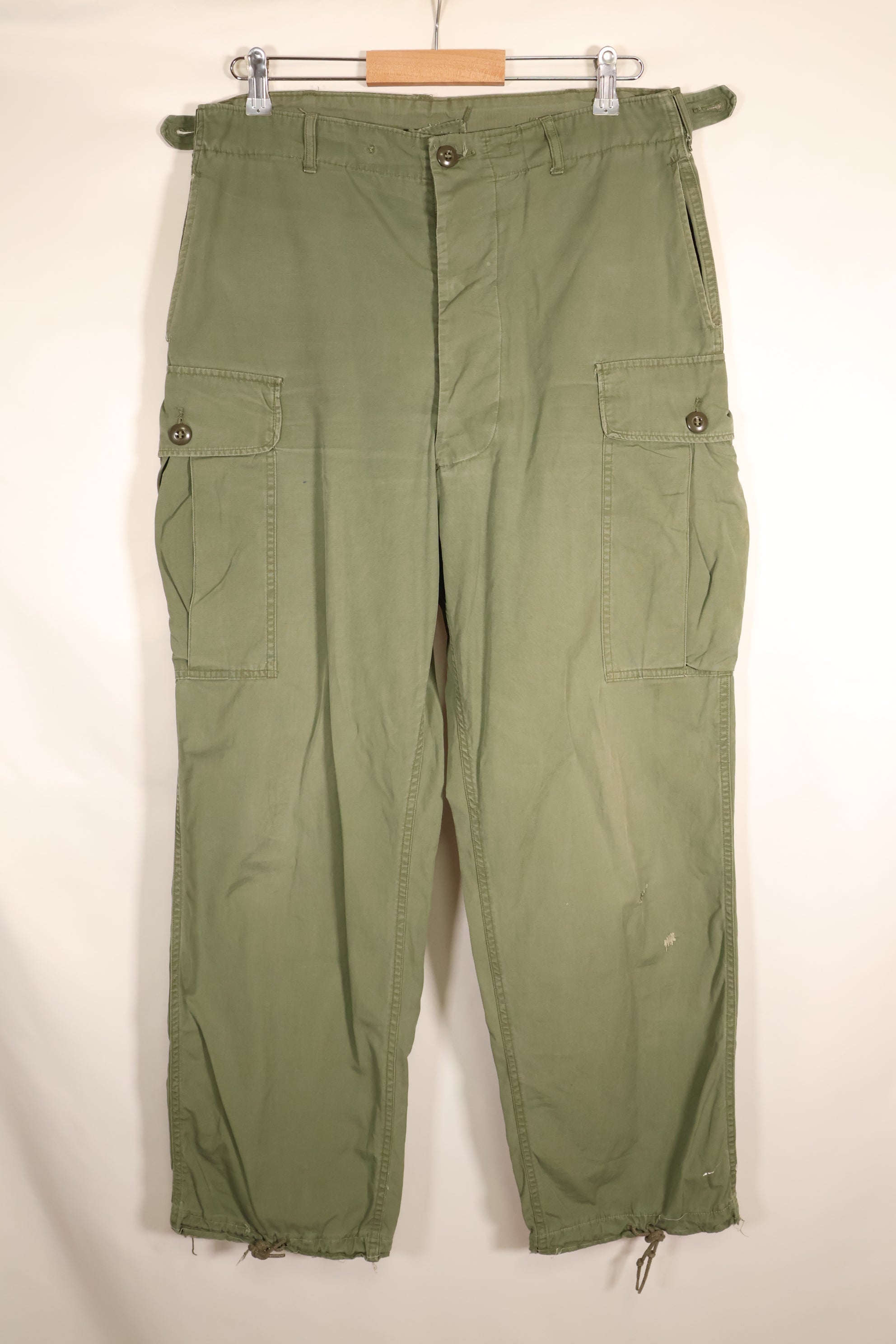 1963年契約　推定 M-S　1st Model ジャングルファティーグ　パンツ　退色あり　中古品