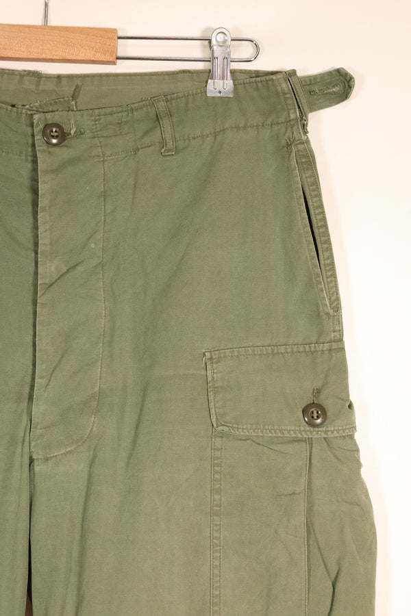 1963年契約　推定 M-S　1st Model ジャングルファティーグ　パンツ　退色あり　中古品