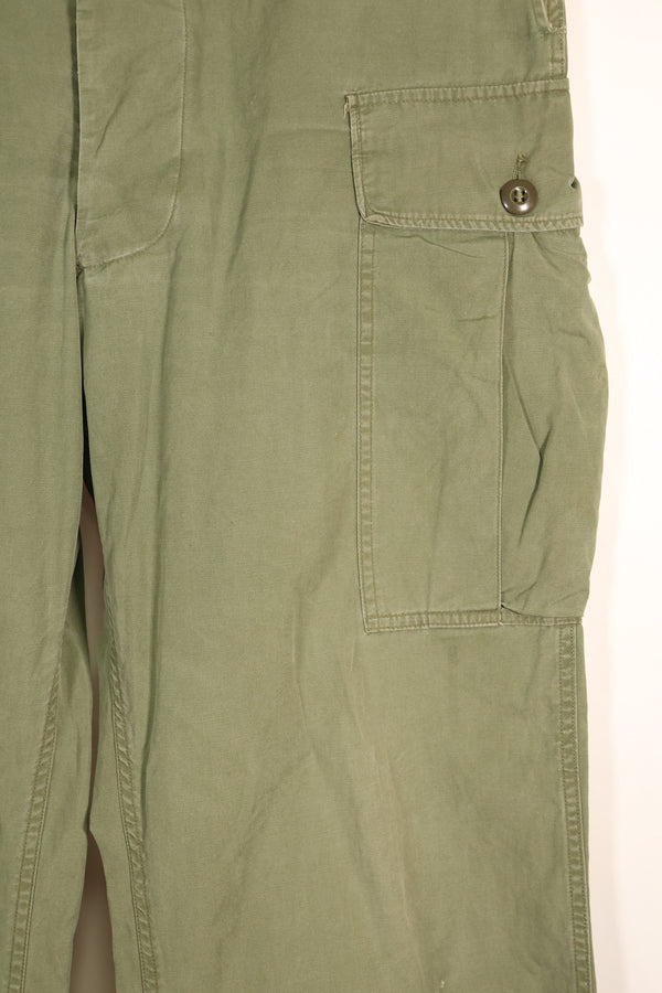 1963年契約　推定 M-S　1st Model ジャングルファティーグ　パンツ　退色あり　中古品