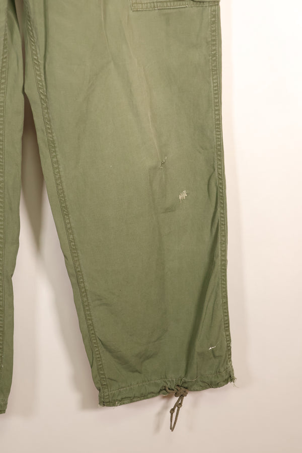 1963年契約　推定 M-S　1st Model ジャングルファティーグ　パンツ　退色あり　中古品