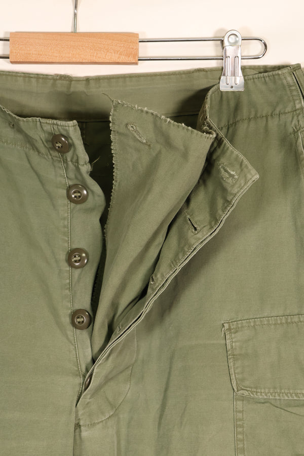 1963年契約　推定 M-S　1st Model ジャングルファティーグ　パンツ　退色あり　中古品