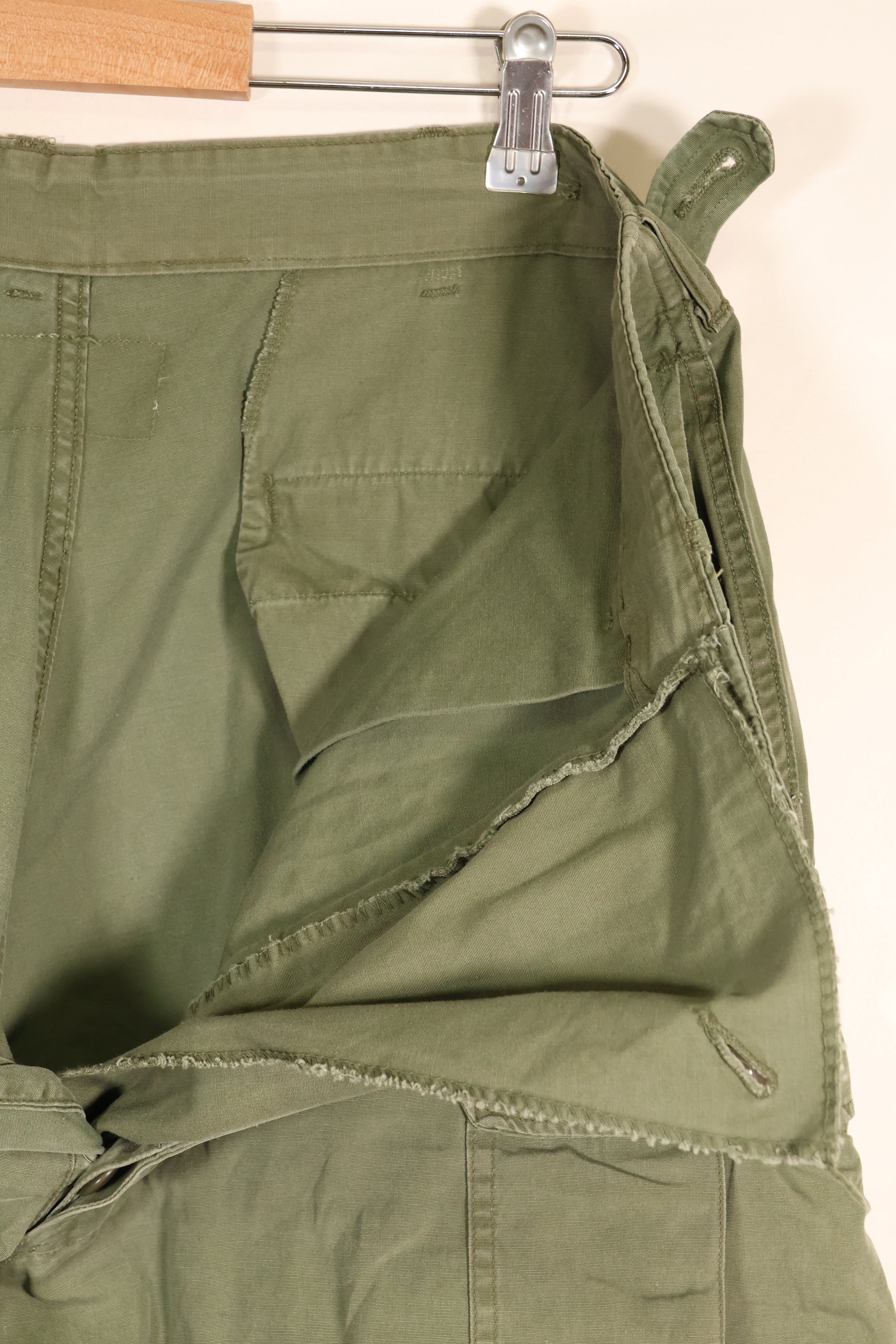 1963年契約　推定 M-S　1st Model ジャングルファティーグ　パンツ　退色あり　中古品