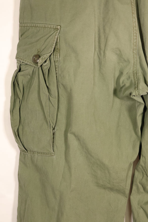 1963年契約　推定 M-S　1st Model ジャングルファティーグ　パンツ　退色あり　中古品
