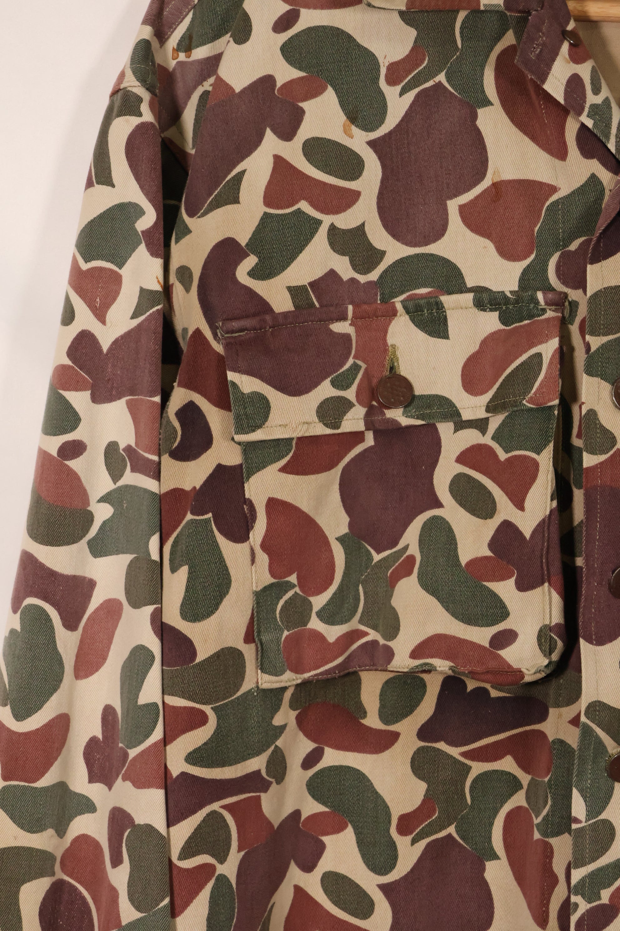 1960年代前半〜中盤　CIDG　ベオガム迷彩　アドバイザーカット　US-L　退色あり　中古品