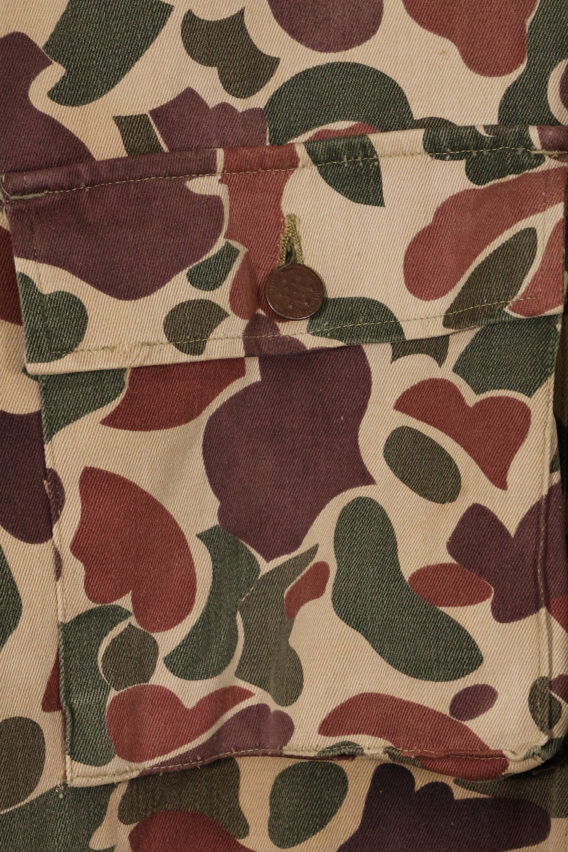 1960年代前半〜中盤　CIDG　ベオガム迷彩　アドバイザーカット　US-L　退色あり　中古品