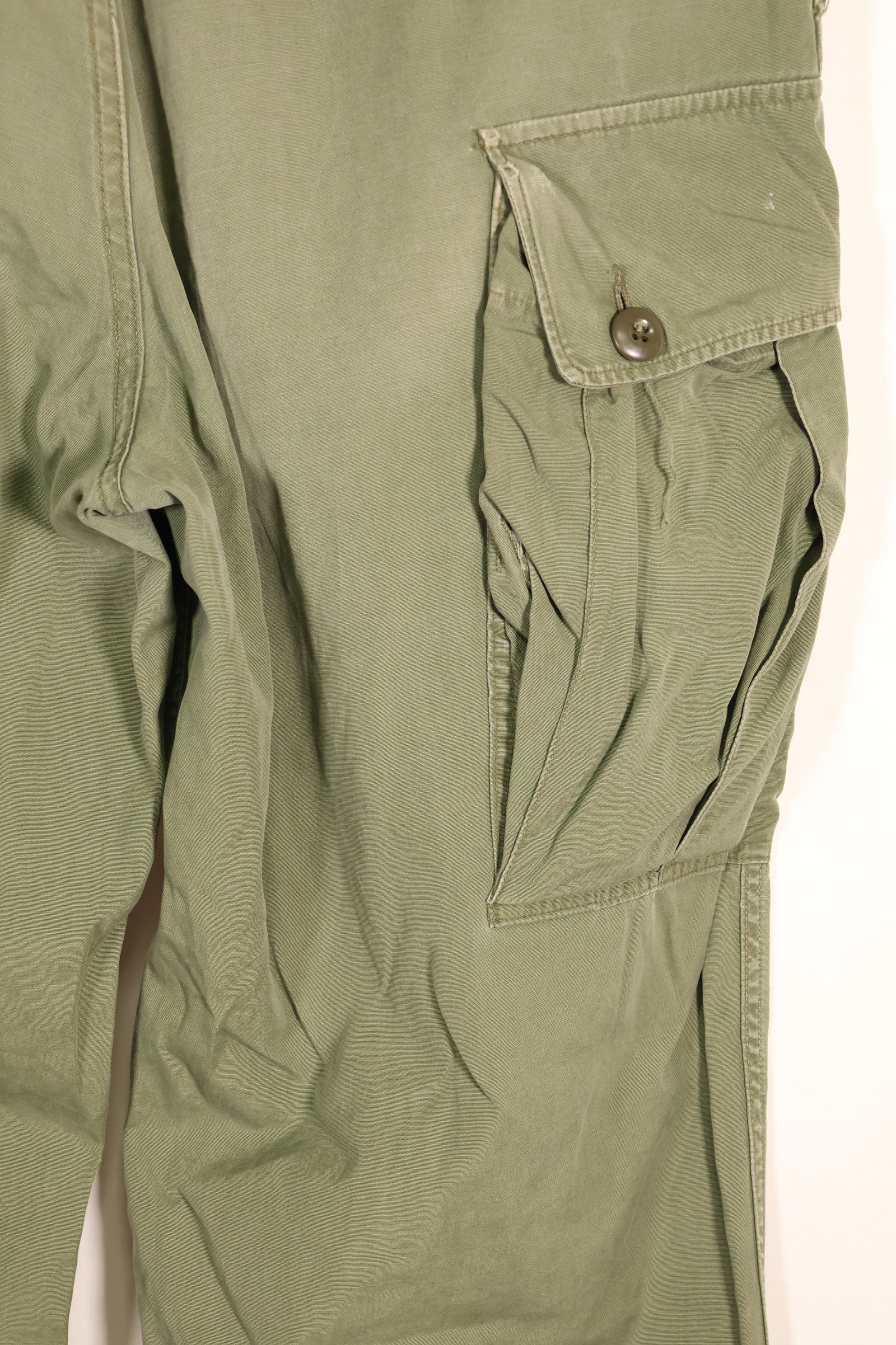 1963年契約　推定 M-S　1st Model ジャングルファティーグ　パンツ　退色あり　中古品