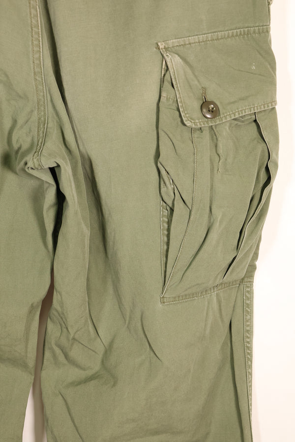 1963年契約　推定 M-S　1st Model ジャングルファティーグ　パンツ　退色あり　中古品