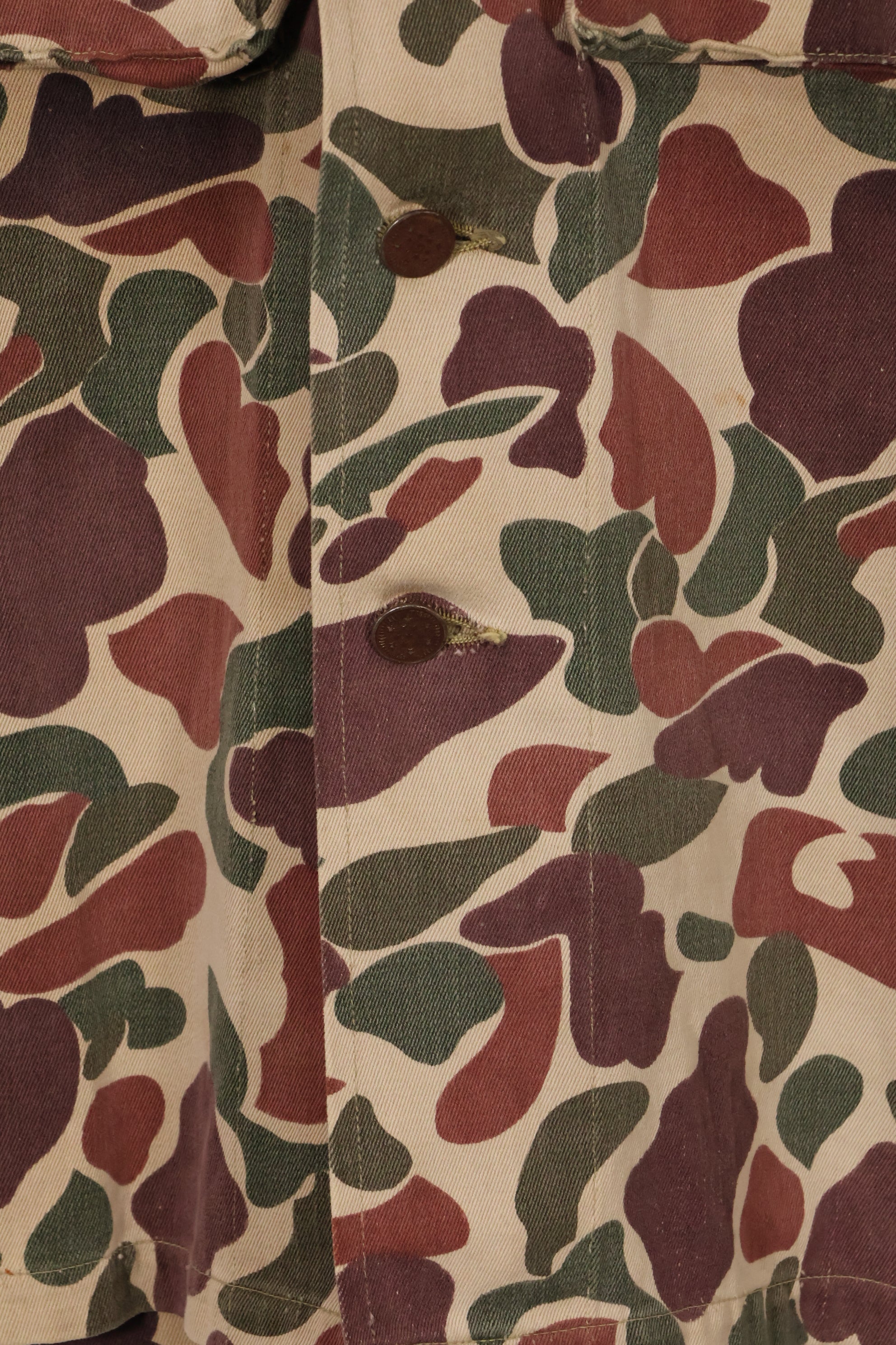 1960年代前半〜中盤　CIDG　ベオガム迷彩　アドバイザーカット　US-L　退色あり　中古品