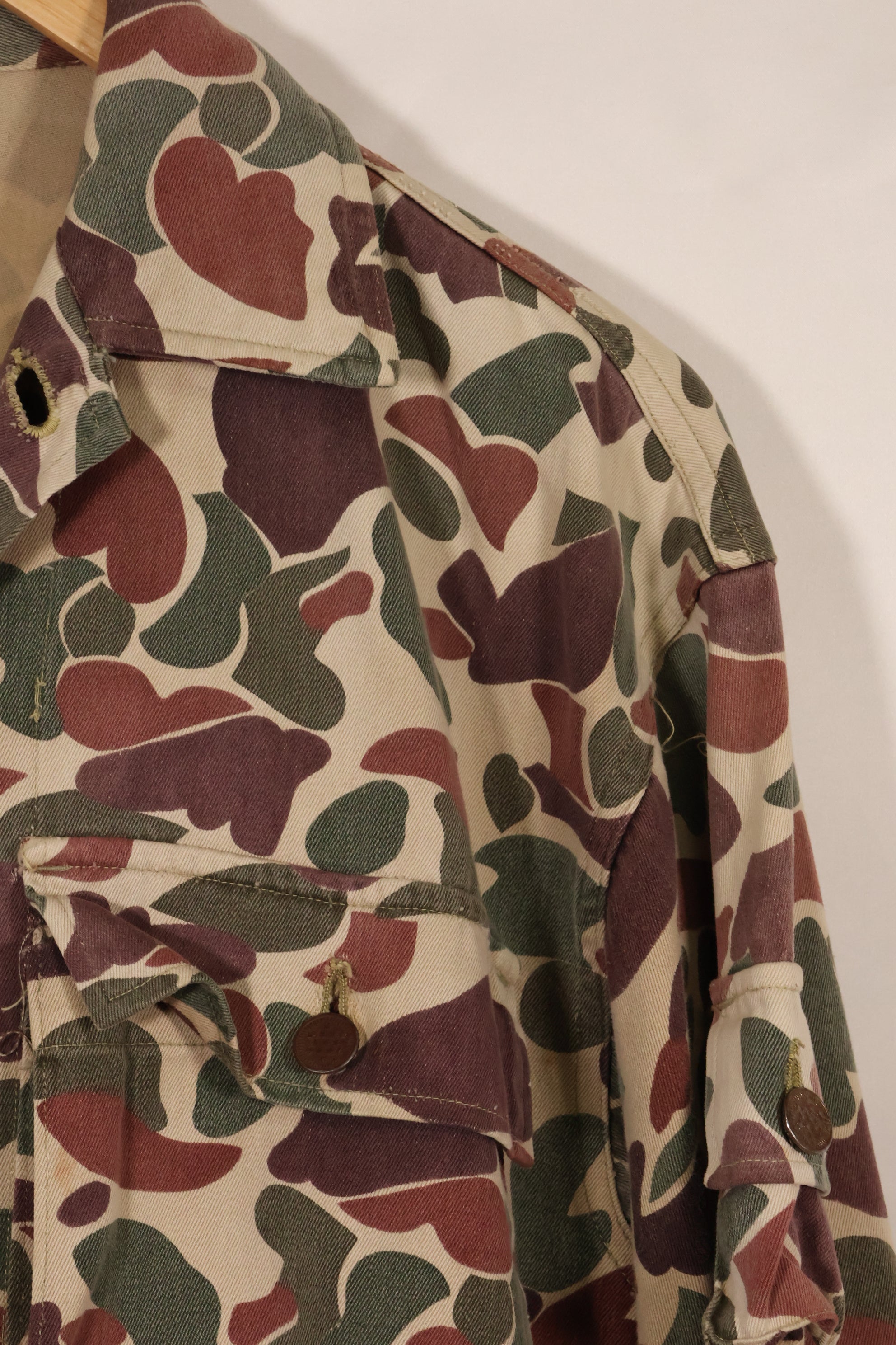 1960年代前半〜中盤　CIDG　ベオガム迷彩　アドバイザーカット　US-L　退色あり　中古品