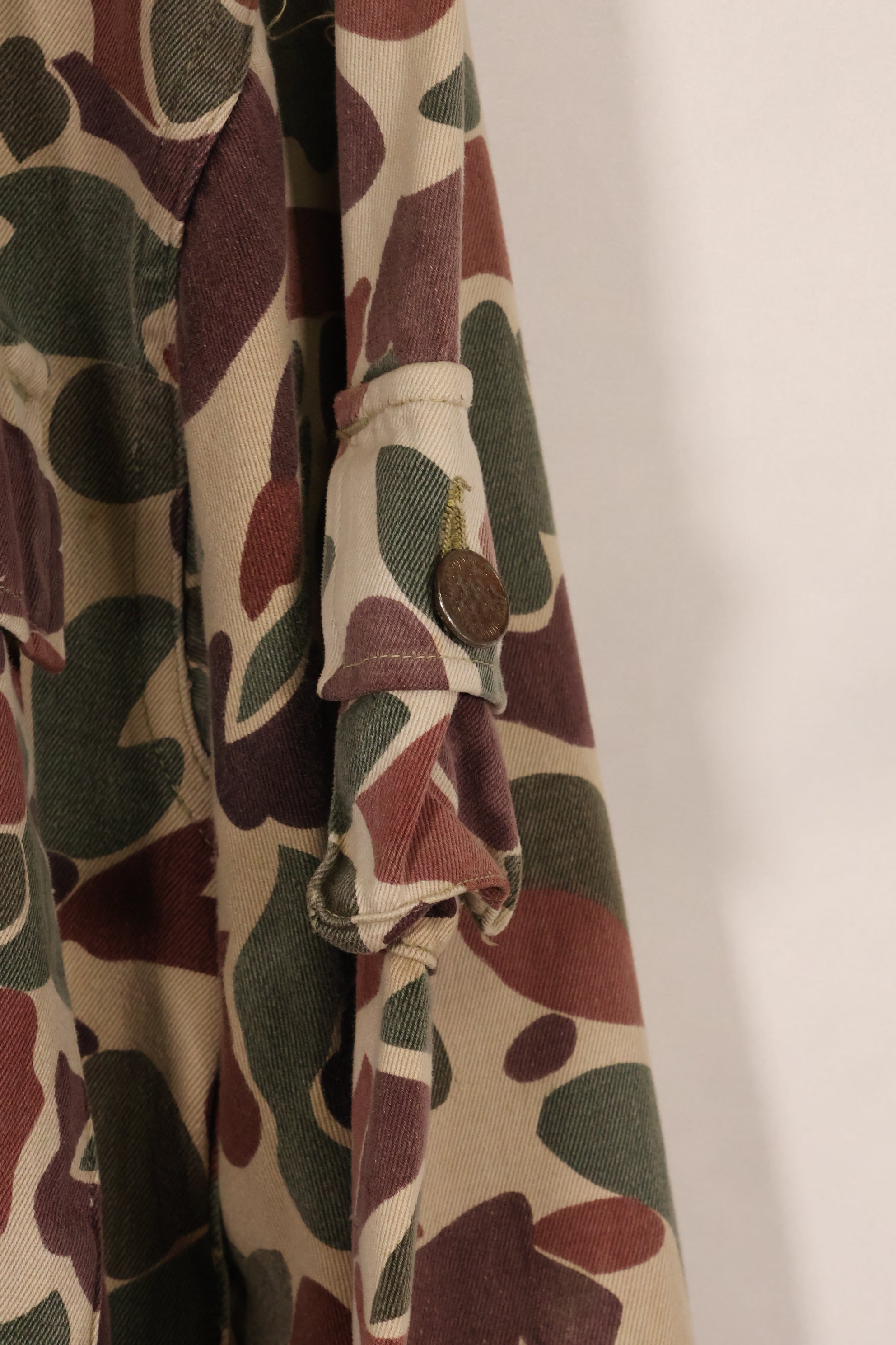 1960年代前半〜中盤　CIDG　ベオガム迷彩　アドバイザーカット　US-L　退色あり　中古品