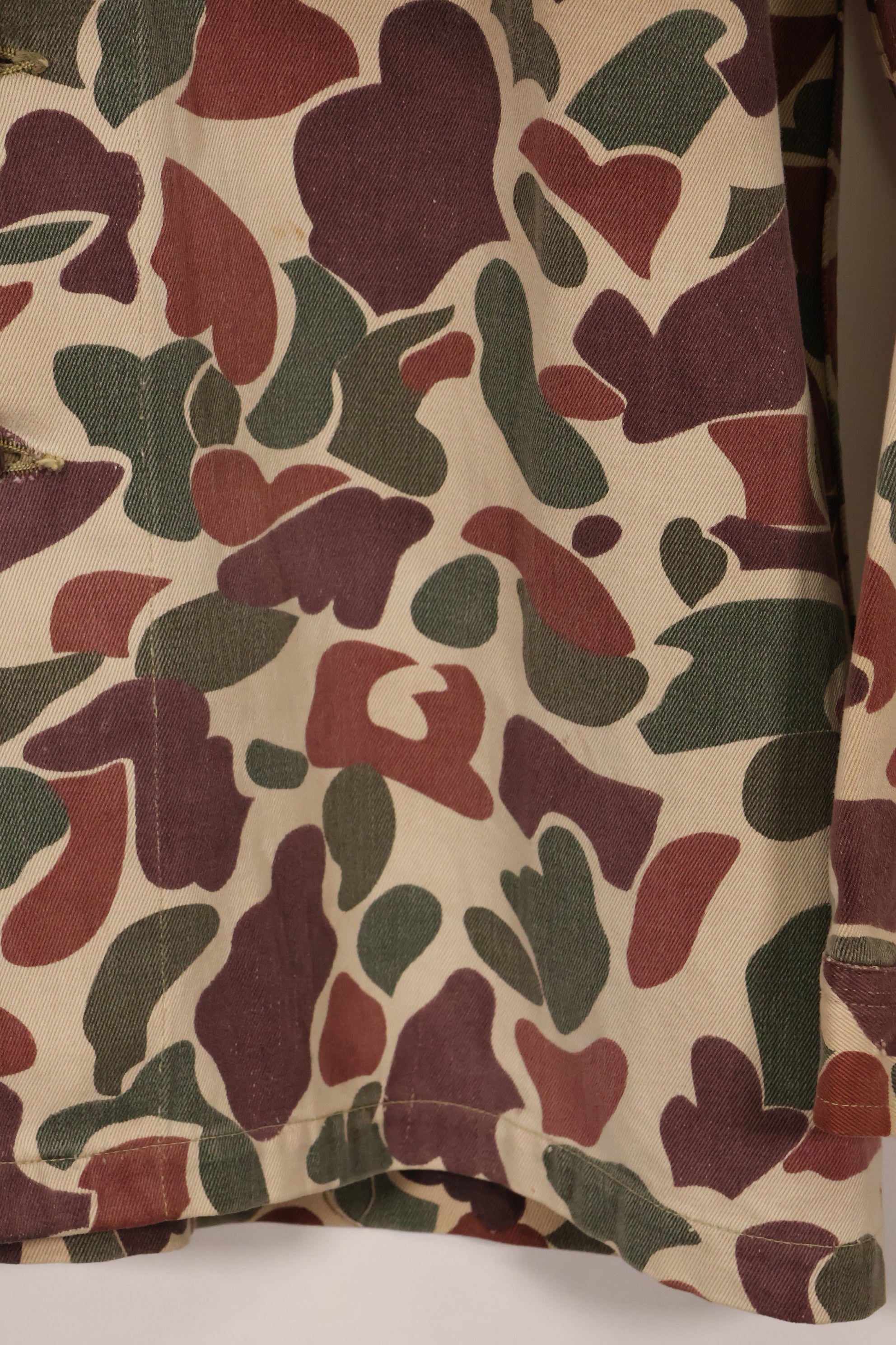 1960年代前半〜中盤　CIDG　ベオガム迷彩　アドバイザーカット　US-L　退色あり　中古品