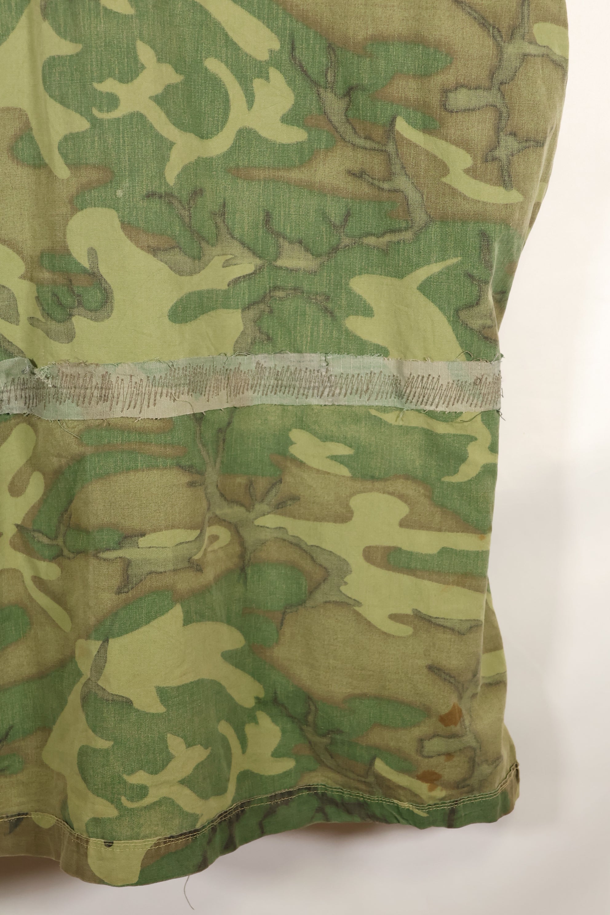 1966〜67年頃　X-L-R　ノンリップストップ　初期プリント　ERDL　ファティーグジャケット　中古品