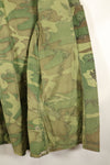 Estimated 1966–67 | Estimated M-R | No label | ERDL camouflage | Early print | Short-sleeve custom fatigue jacket | Used