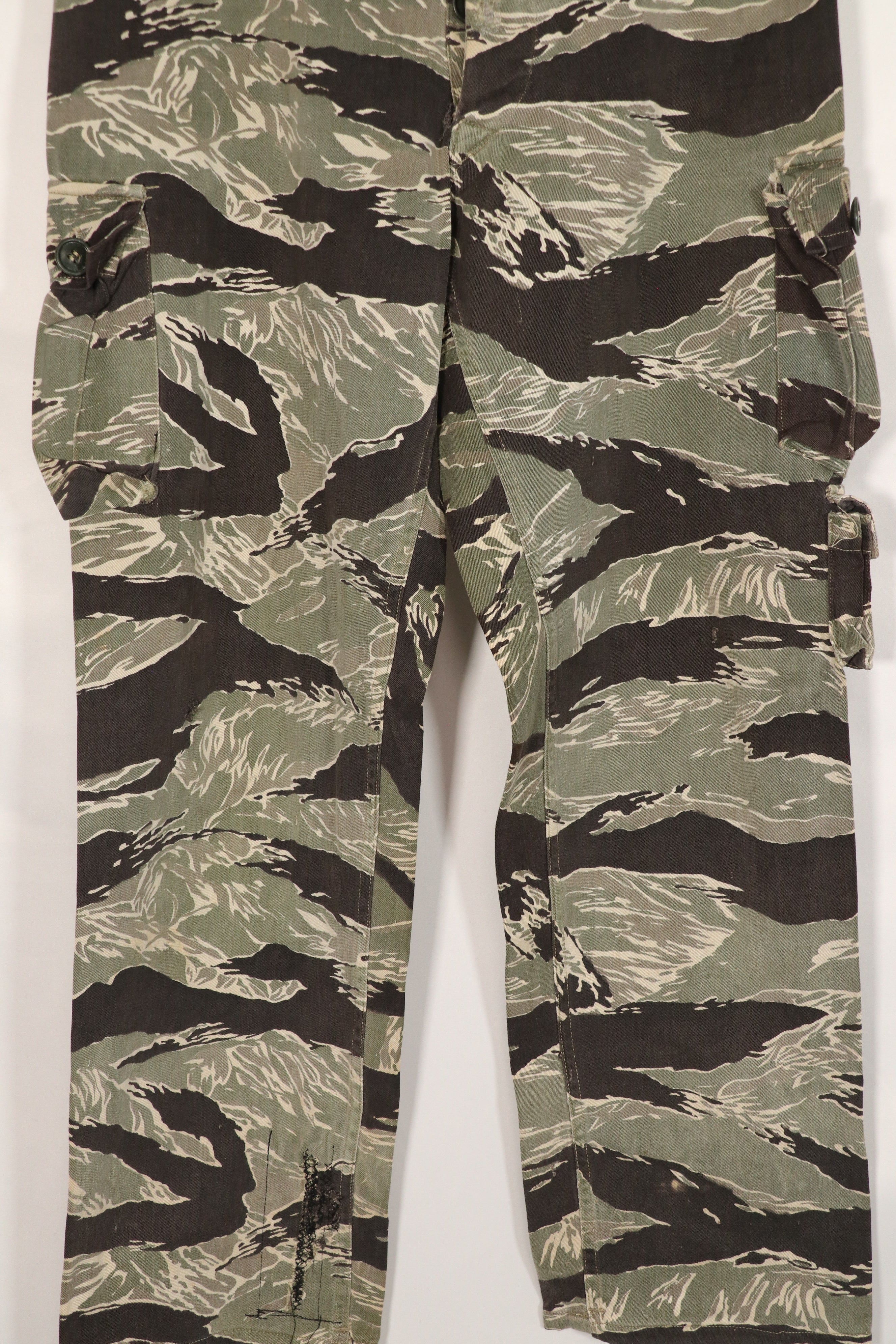 正宗冲绳虎纹裤，亚洲版型，褪色，AM尺码