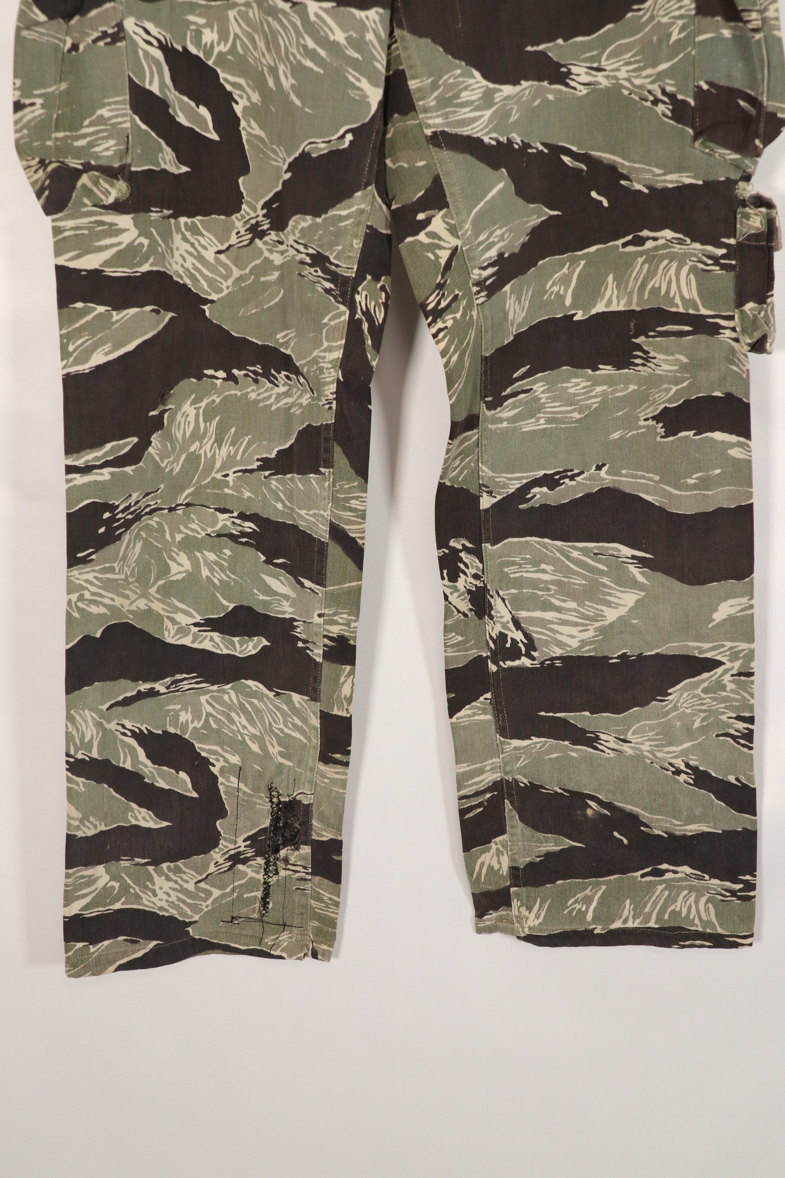 正宗冲绳虎纹裤，亚洲版型，褪色，AM尺码