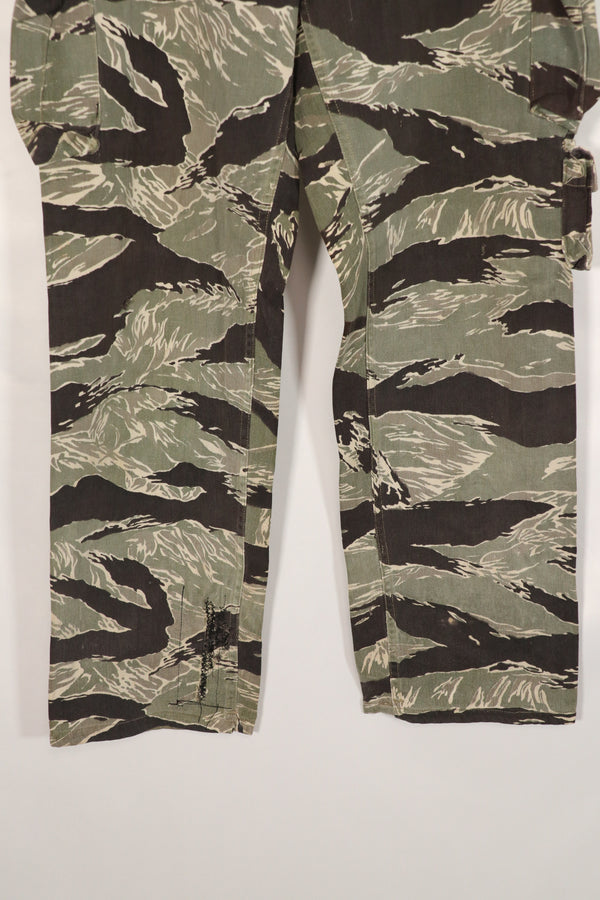 正宗冲绳虎纹裤，亚洲版型，褪色，AM尺码