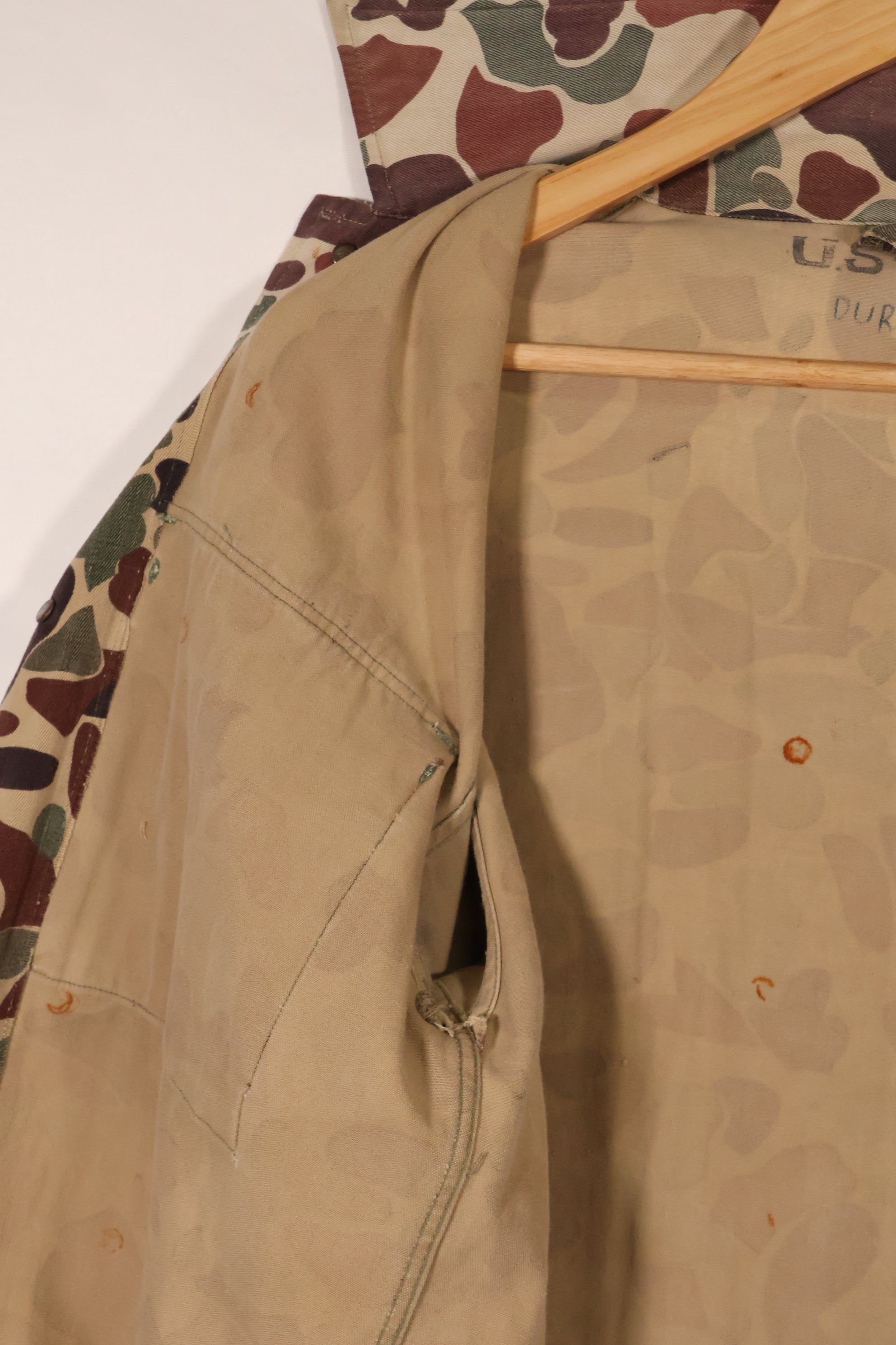 1960年代前半〜中盤　CIDG　ベオガム迷彩　アドバイザーカット　US-L　退色あり　中古品