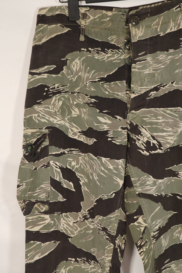 正宗冲绳虎纹裤，亚洲版型，褪色，AM尺码