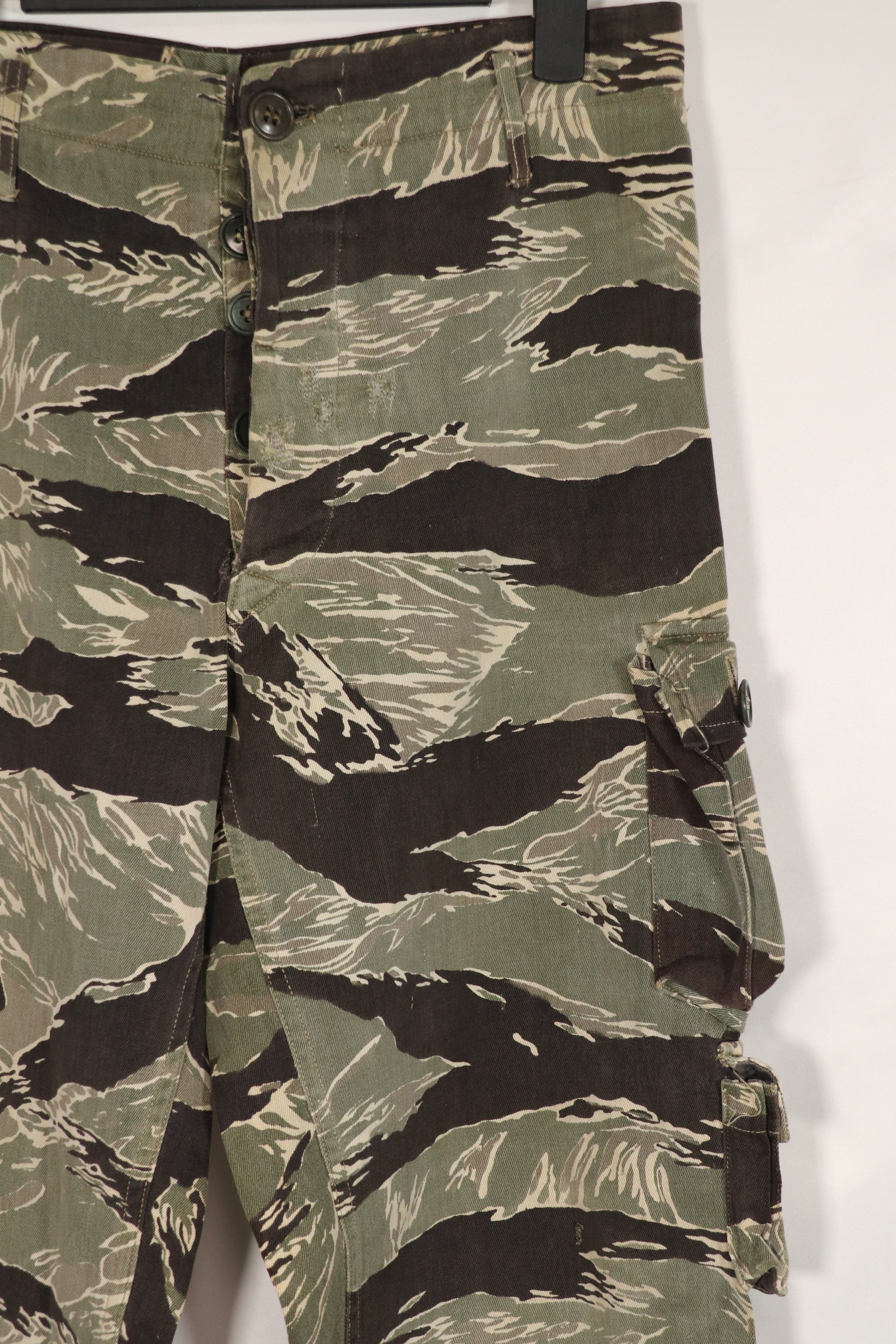 正宗冲绳虎纹裤，亚洲版型，褪色，AM尺码