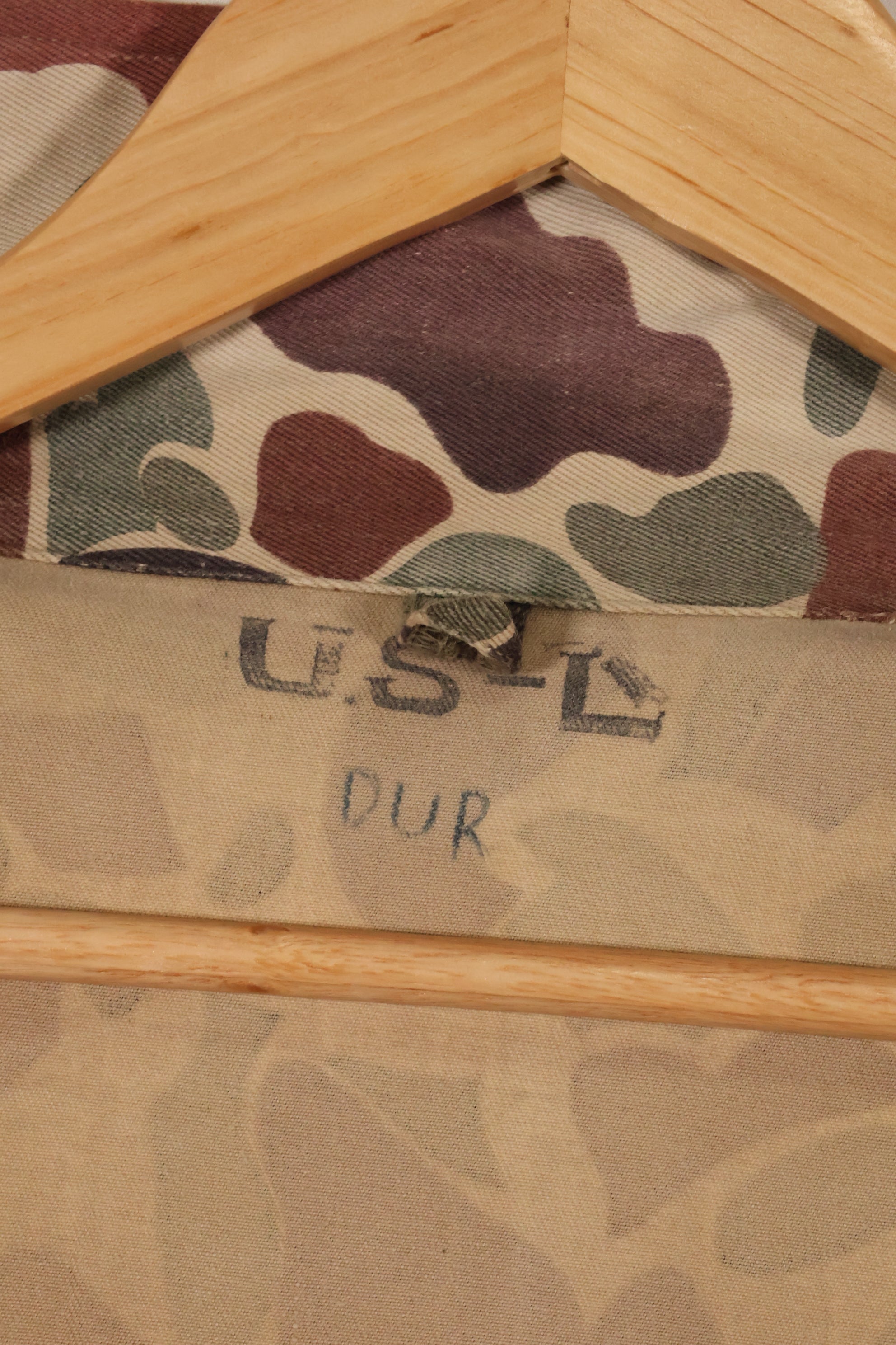 1960年代前半〜中盤　CIDG　ベオガム迷彩　アドバイザーカット　US-L　退色あり　中古品