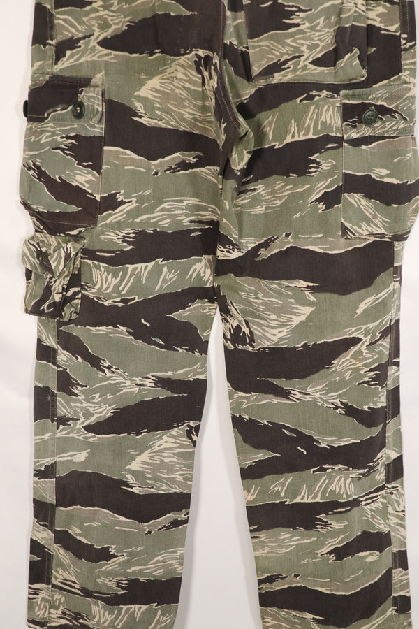 正宗冲绳虎纹裤，亚洲版型，褪色，AM尺码