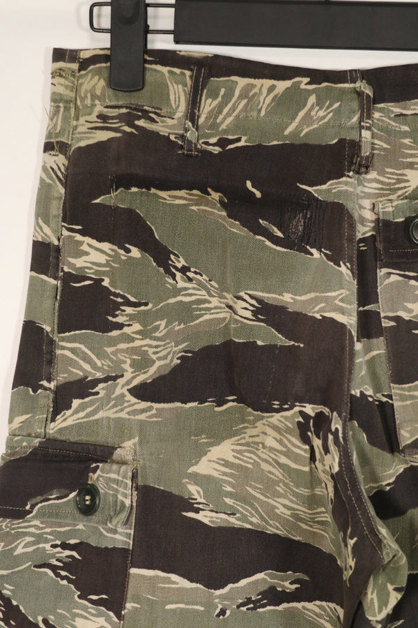 正宗冲绳虎纹裤，亚洲版型，褪色，AM尺码