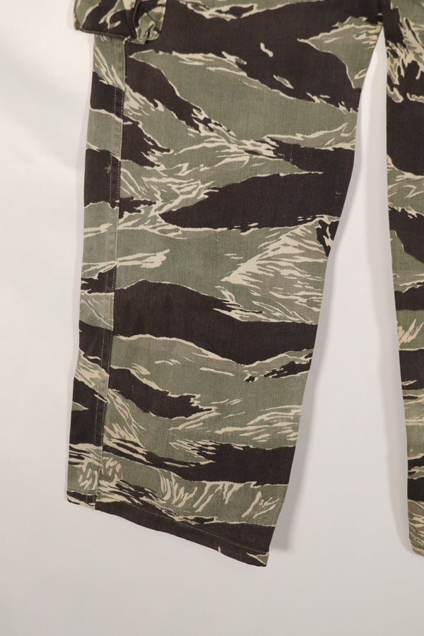 正宗冲绳虎纹裤，亚洲版型，褪色，AM尺码