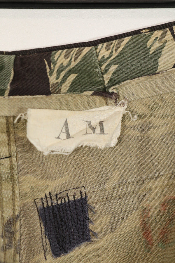 正宗冲绳虎纹裤，亚洲版型，褪色，AM尺码