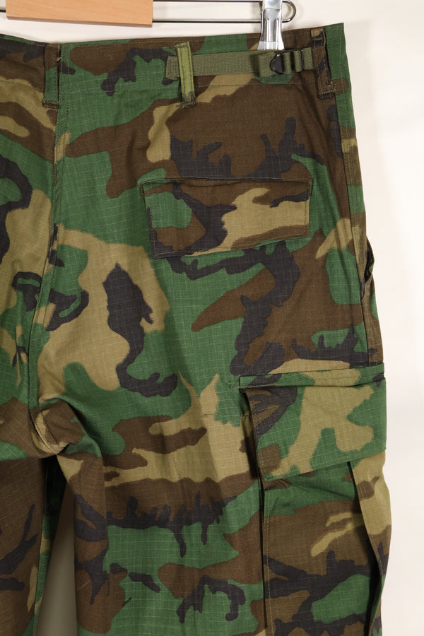 実物　1970年製　M-S　デッドストック　リップストップ　ERDL ファティーグパンツ　ブラウンリーフ