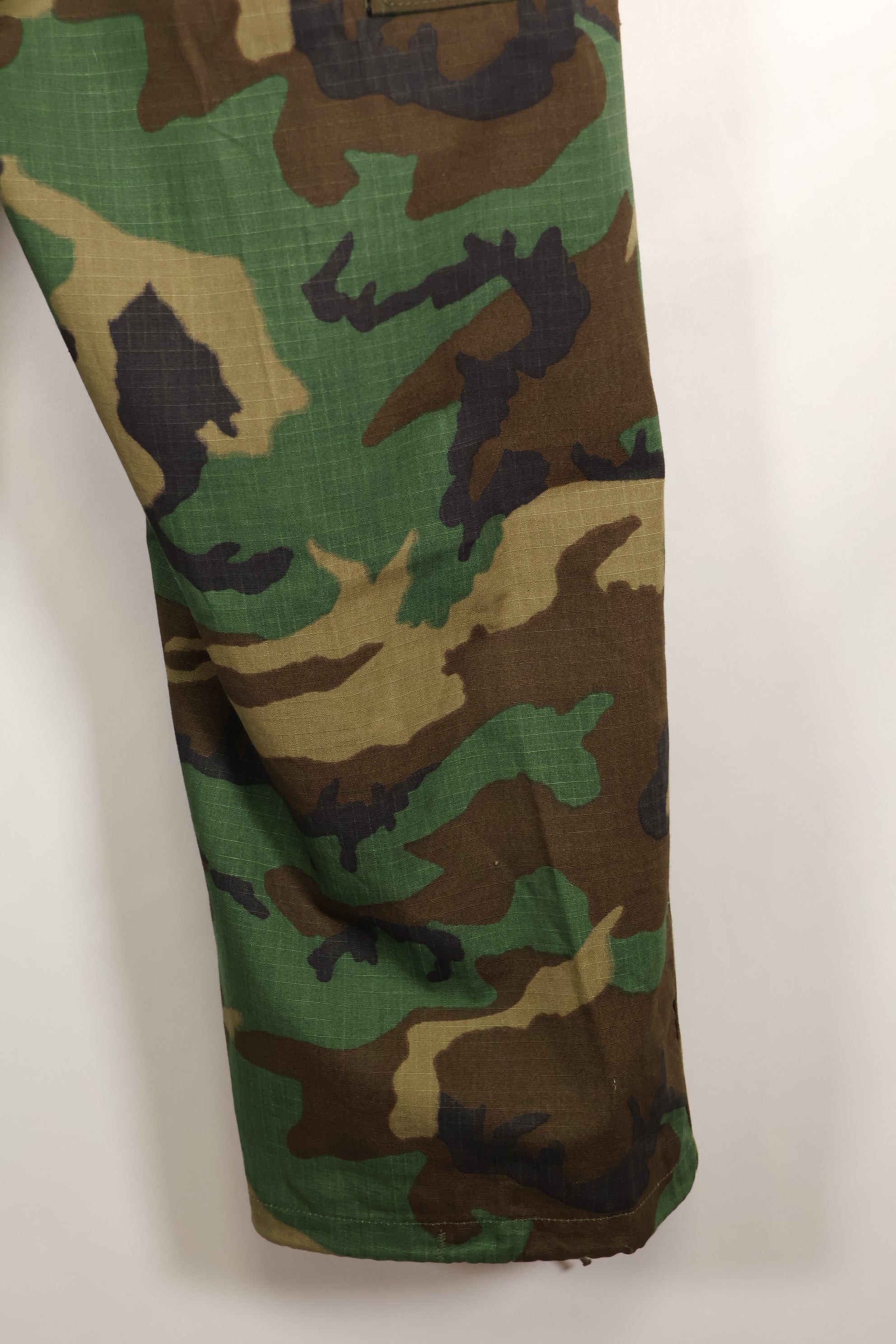 実物　1970年製　M-S　デッドストック　リップストップ　ERDL ファティーグパンツ　ブラウンリーフ