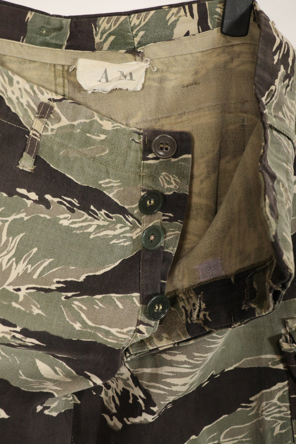 正宗冲绳虎纹裤，亚洲版型，褪色，AM尺码