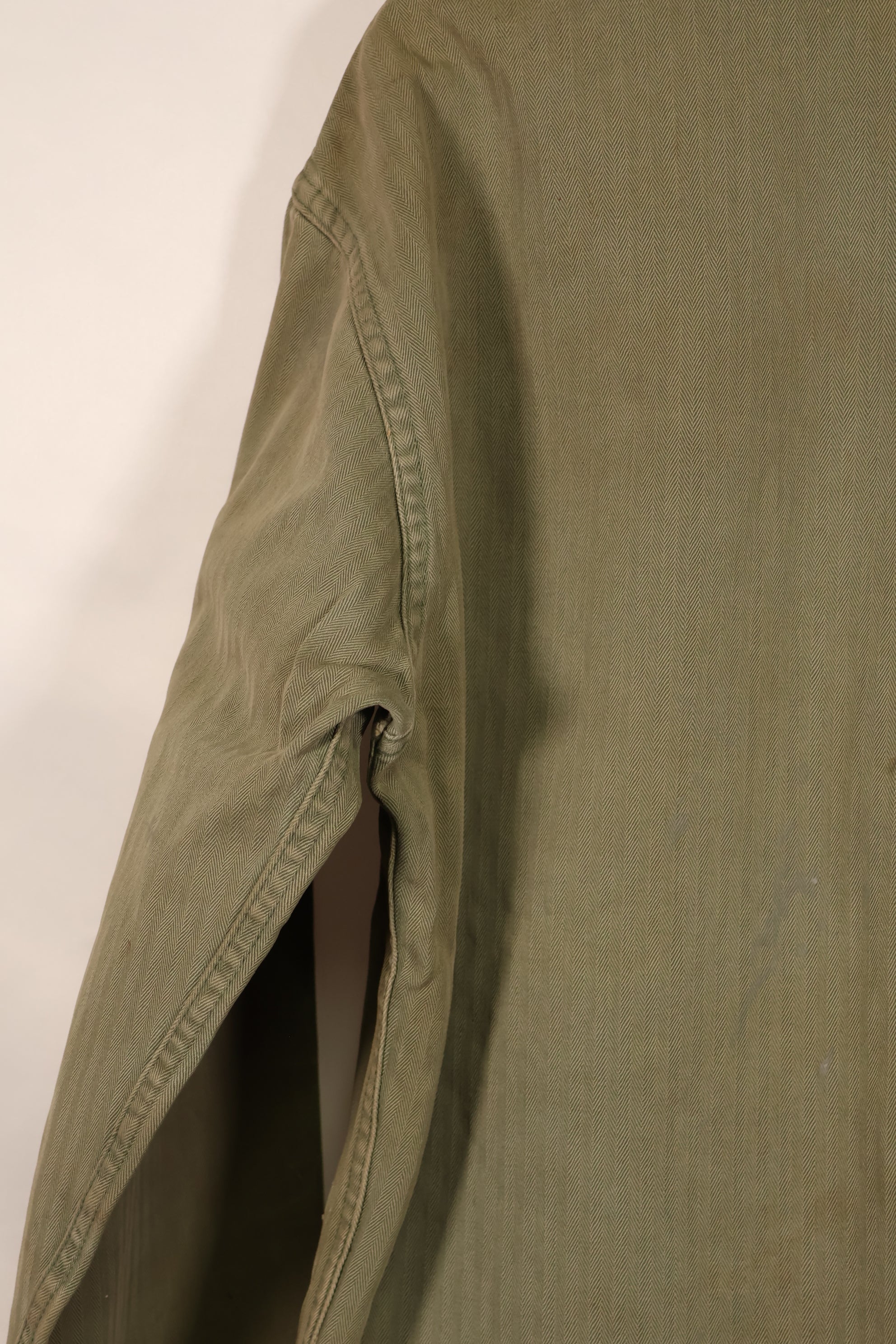 実物　WWII アメリカ海兵隊　USMC　P41　HBTジャケット　レアボタン付　中古品