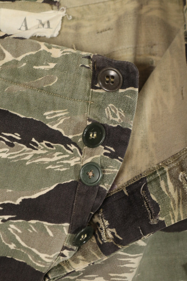 正宗冲绳虎纹裤，亚洲版型，褪色，AM尺码