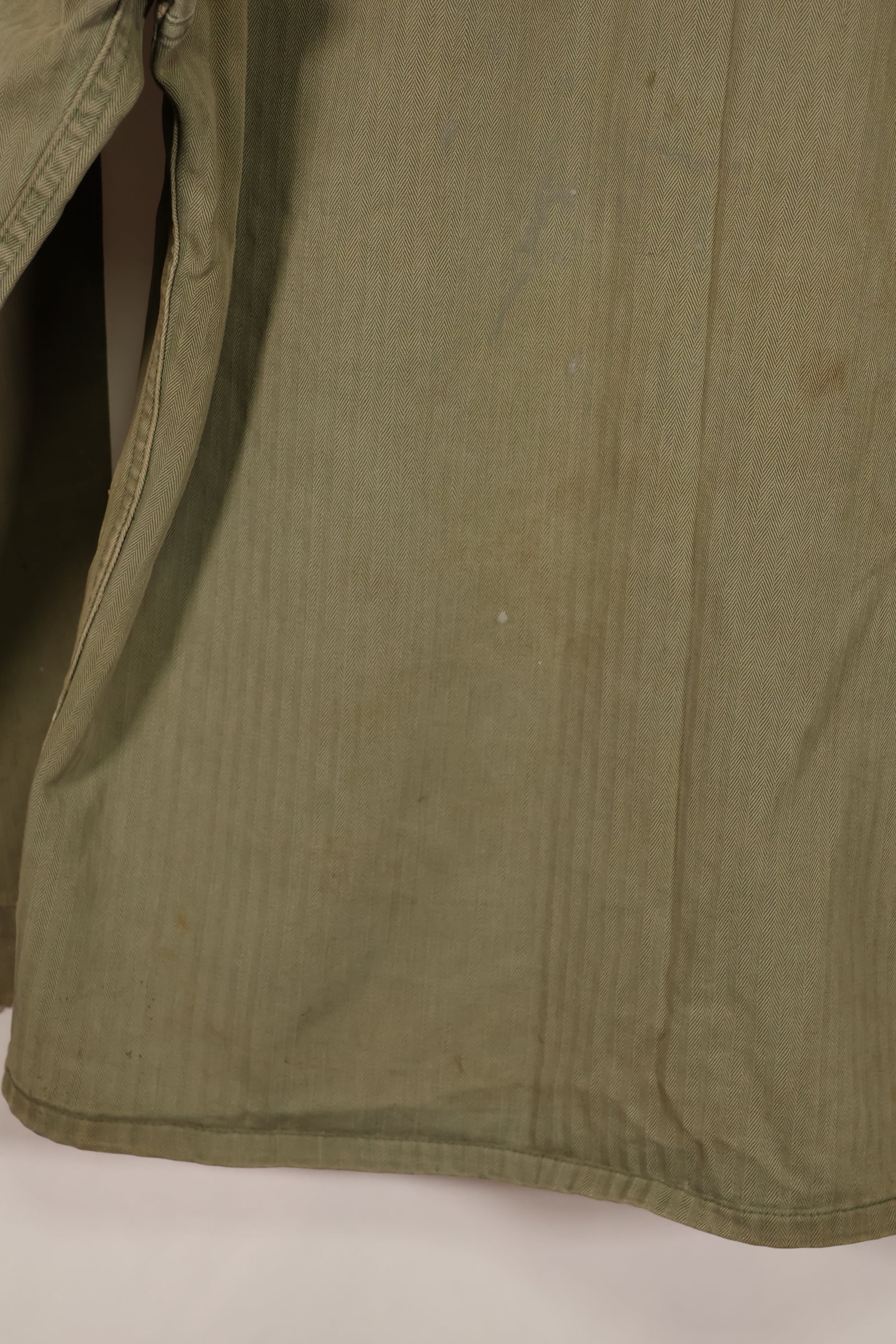 実物　WWII アメリカ海兵隊　USMC　P41　HBTジャケット　レアボタン付　中古品