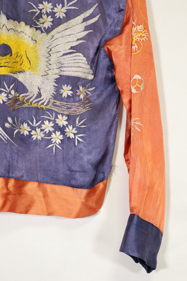 推定 1950年代後半〜1960年代　子供用　OKINAWA シャツ　刺繍お土産品　未使用品