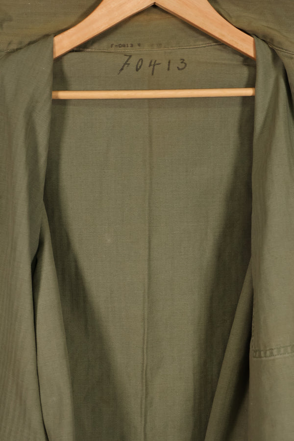 実物　WWII アメリカ海兵隊　USMC　P41　HBTジャケット　レアボタン付　中古品