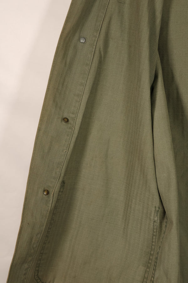 実物　WWII アメリカ海兵隊　USMC　P41　HBTジャケット　レアボタン付　中古品