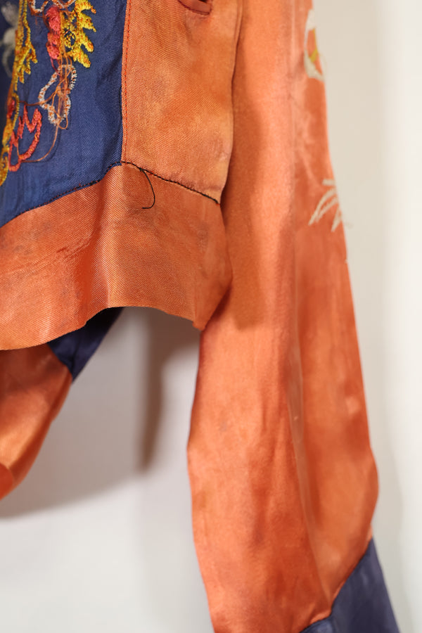 推定 1950年代後半〜1960年代　子供用　OKINAWA シャツ　刺繍お土産品　未使用品