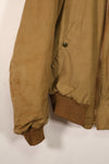 実物　1940年代　アメリカ陸軍航空隊　USAAF　B-15　フライトジャケット　ラベルなし　中古品