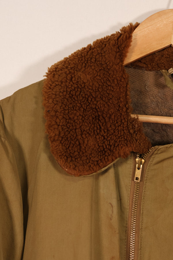 実物　1940年代　アメリカ陸軍航空隊　USAAF　B-15　フライトジャケット　ラベルなし　中古品