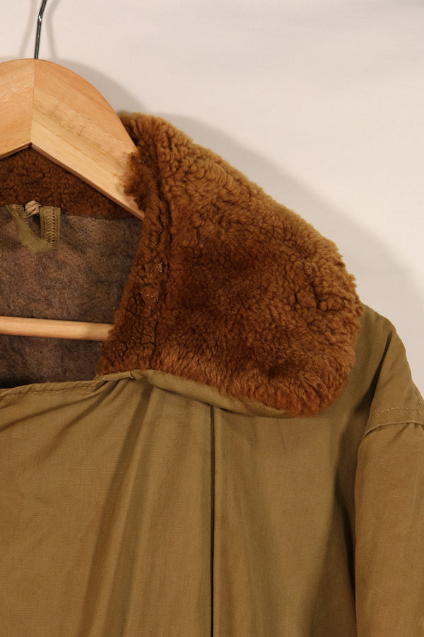 実物　1940年代　アメリカ陸軍航空隊　USAAF　B-15　フライトジャケット　ラベルなし　中古品