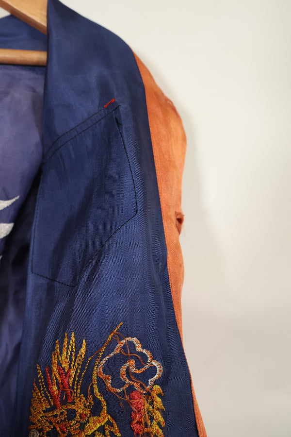 推定 1950年代後半〜1960年代　子供用　OKINAWA シャツ　刺繍お土産品　未使用品