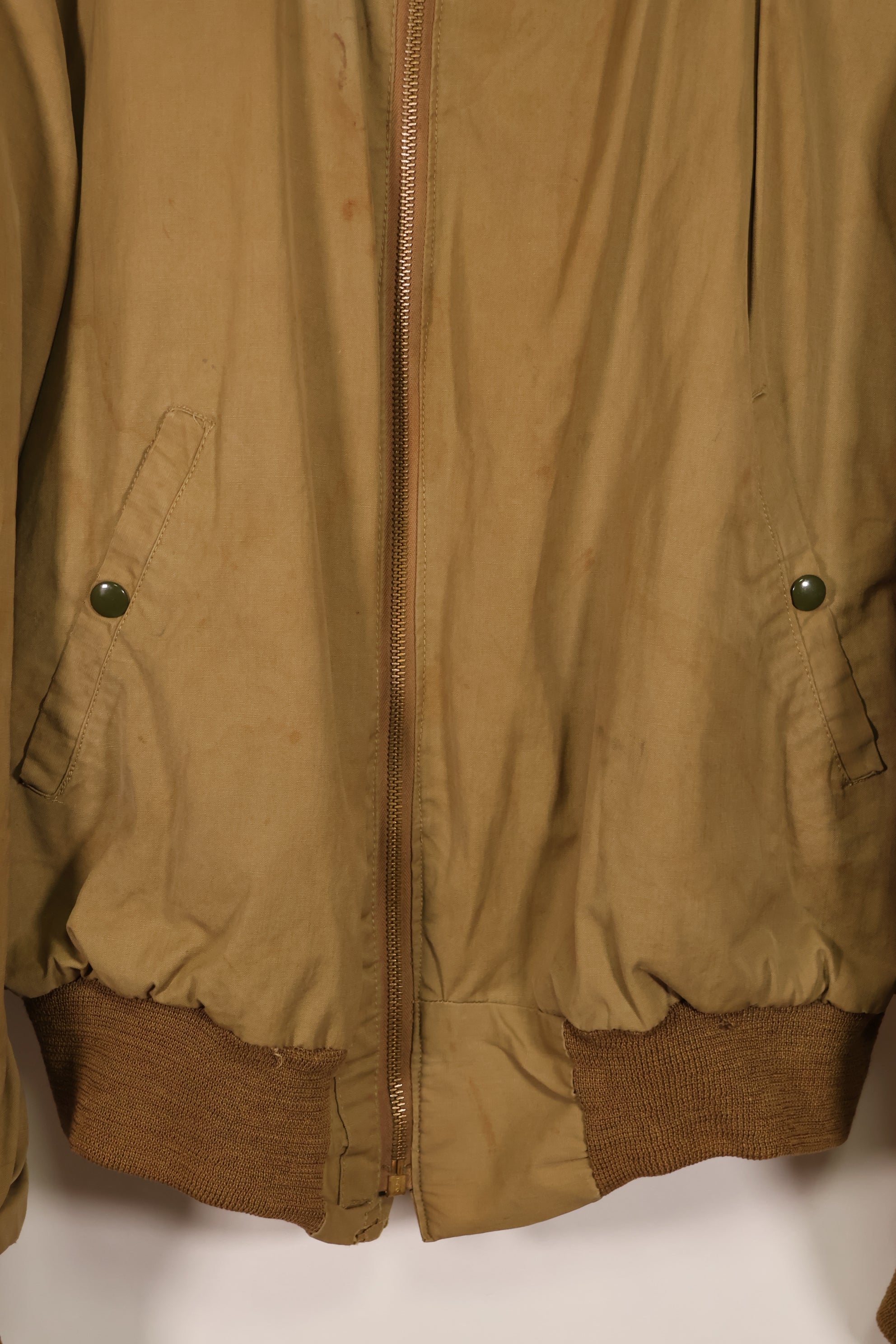 実物　1940年代　アメリカ陸軍航空隊　USAAF　B-15　フライトジャケット　ラベルなし　中古品